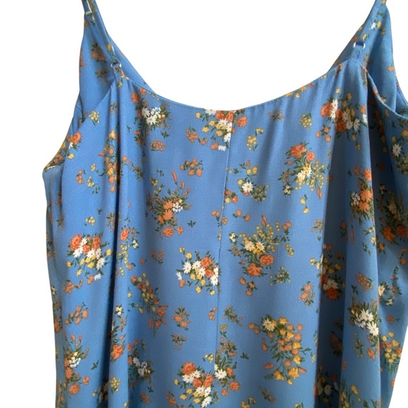 Reformation NWT Ventura Rory Blue w/ Flowers True Mini Slip Dress SZ Small - Picture 8 of 16